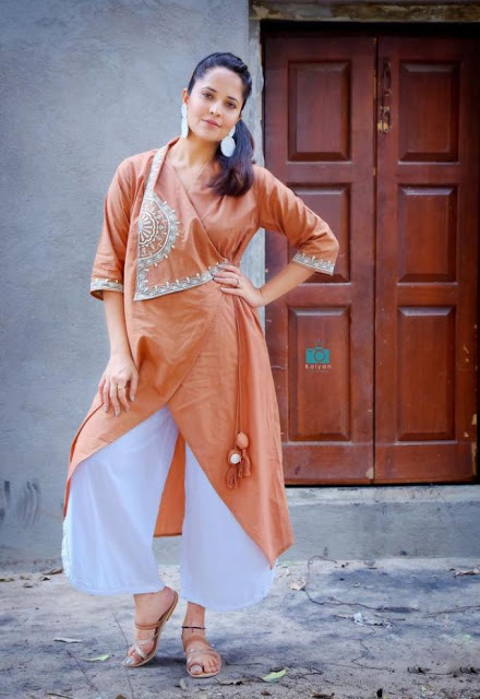 Television Actress Anasuya Bharadwaj In Pink Gown 6